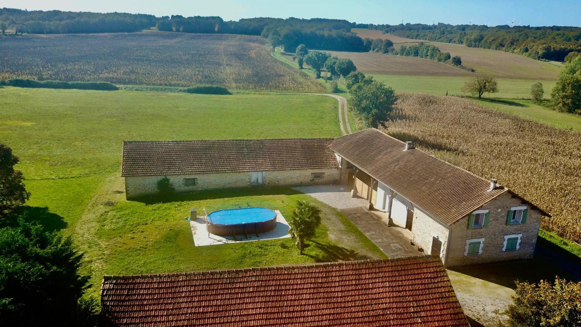 The Charming Private Farmhouse At La Grenouillere Puyreaux Exterior foto